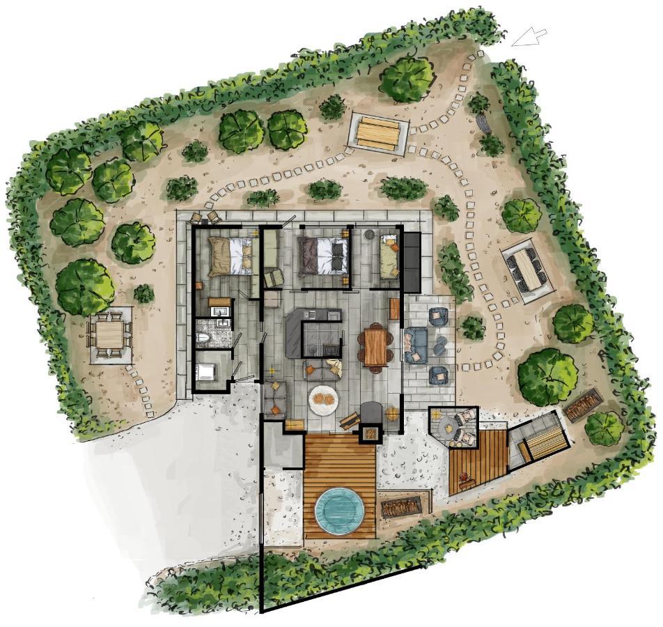 Lodge In Een Bosrijke Omgeving Met Hottub & Sauna Opt Rheezerveen ภายนอก รูปภาพ